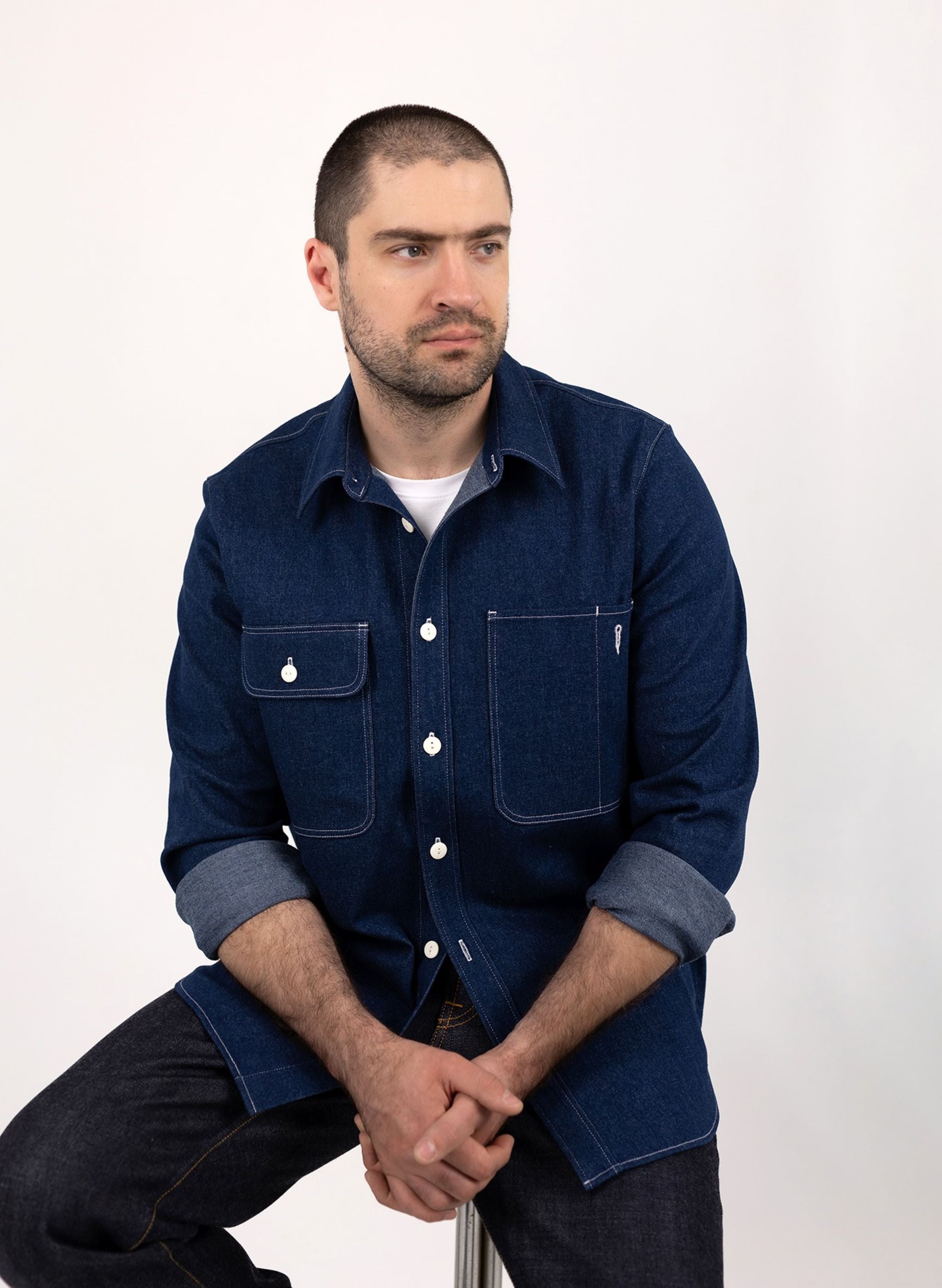 Denim Worker Shirt Indigo