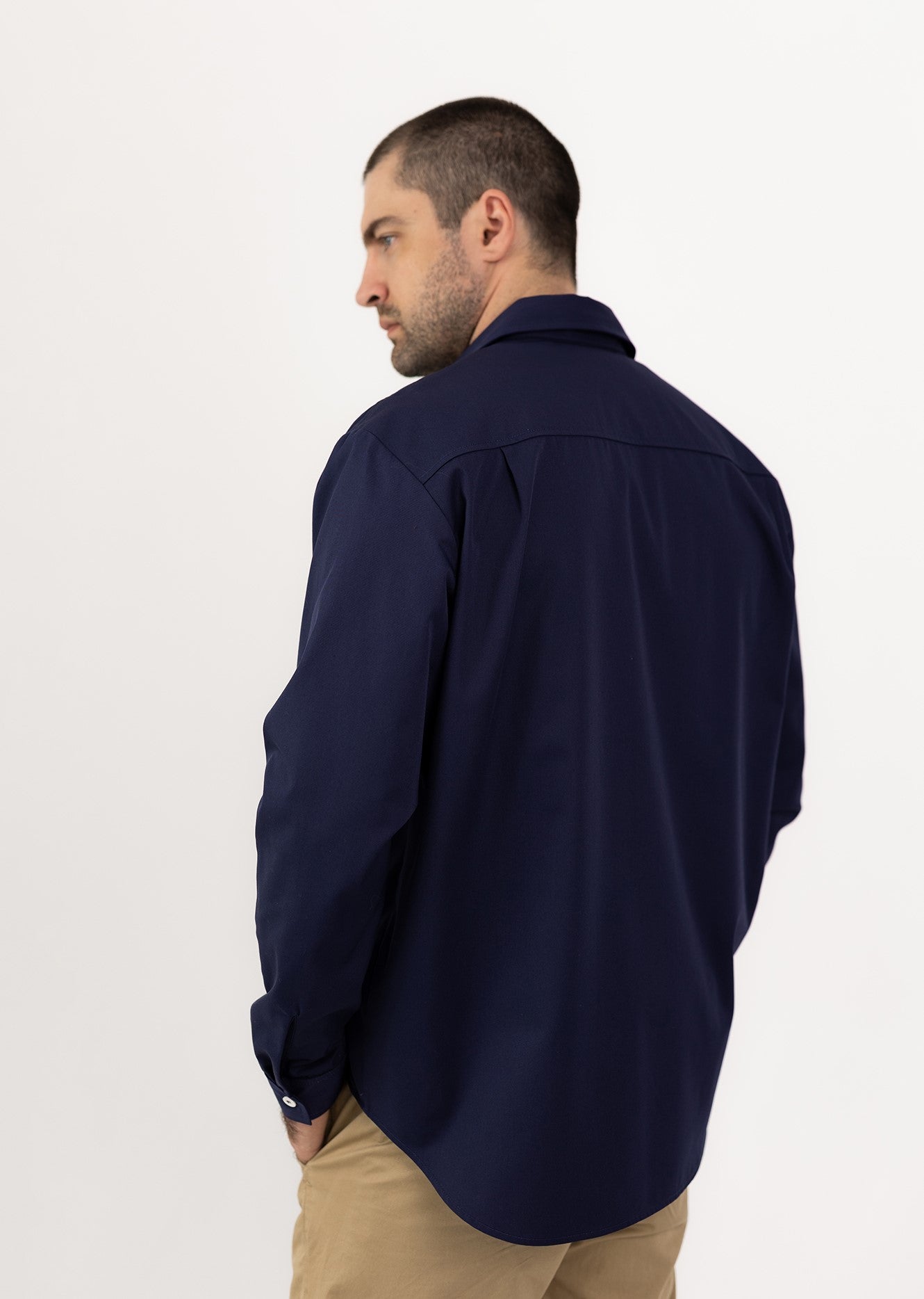 Travel shirt-jacket – NAVY