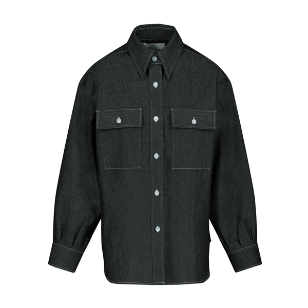 DENIM SHIRT №1 IN DARK BLUE