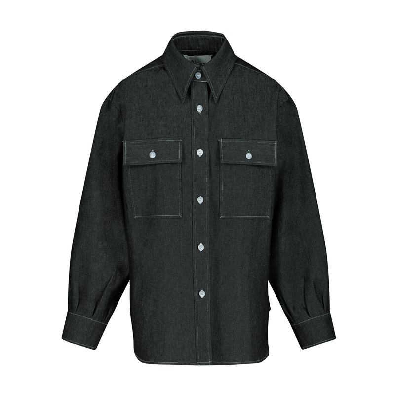 DENIM SHIRT №1 IN DARK BLUE