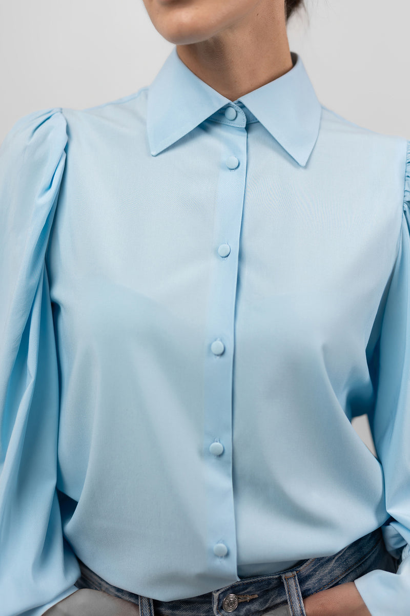 Blue Elegant Blouse