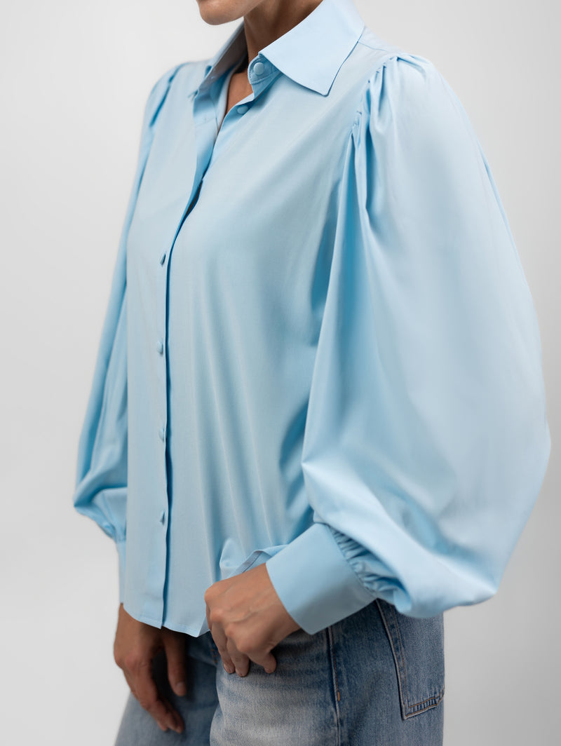 Blue Elegant Blouse