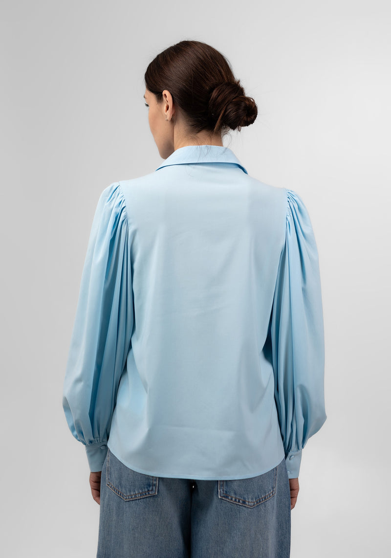 Blue Elegant Blouse