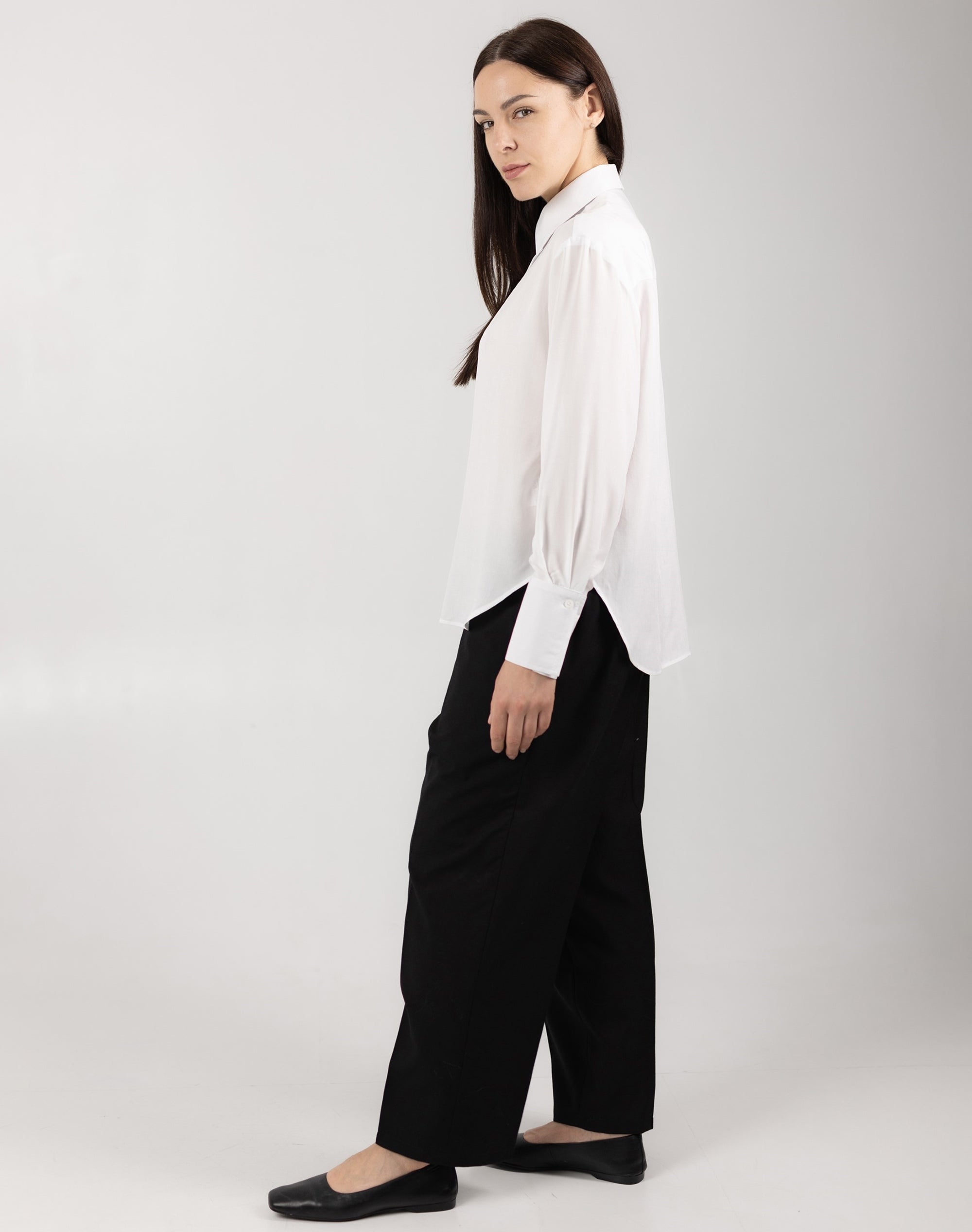 Classic Viscose Blouse White