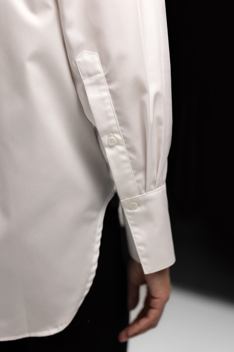 Classic cotton shirt in white