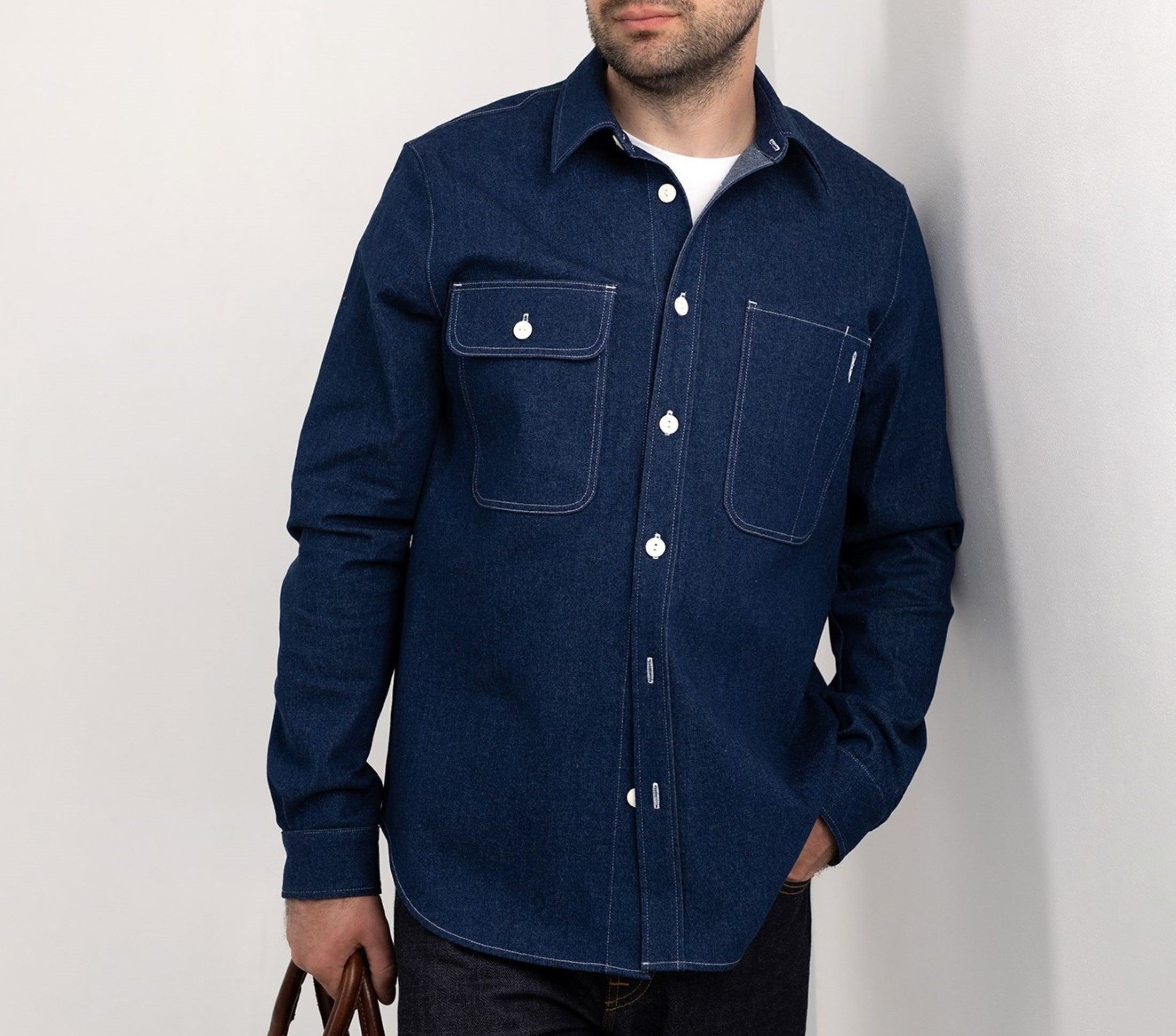 Denim Worker Shirt Indigo