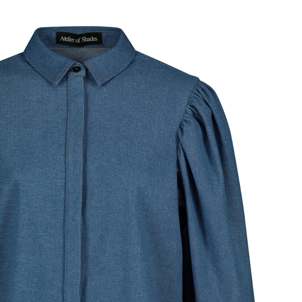 VOLUME SLEEVES DENIM SHIRT №4