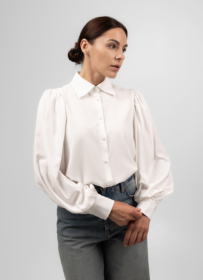White Elegant Blouse