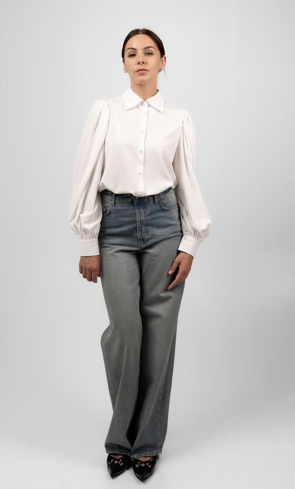 White Elegant Blouse