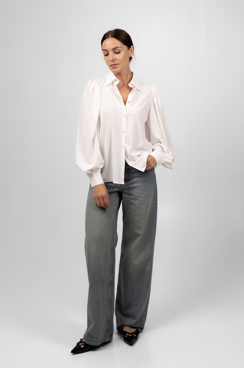 White Elegant Blouse