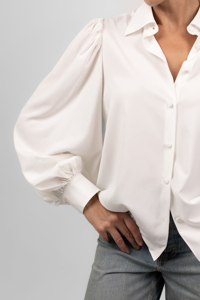 White Elegant Blouse