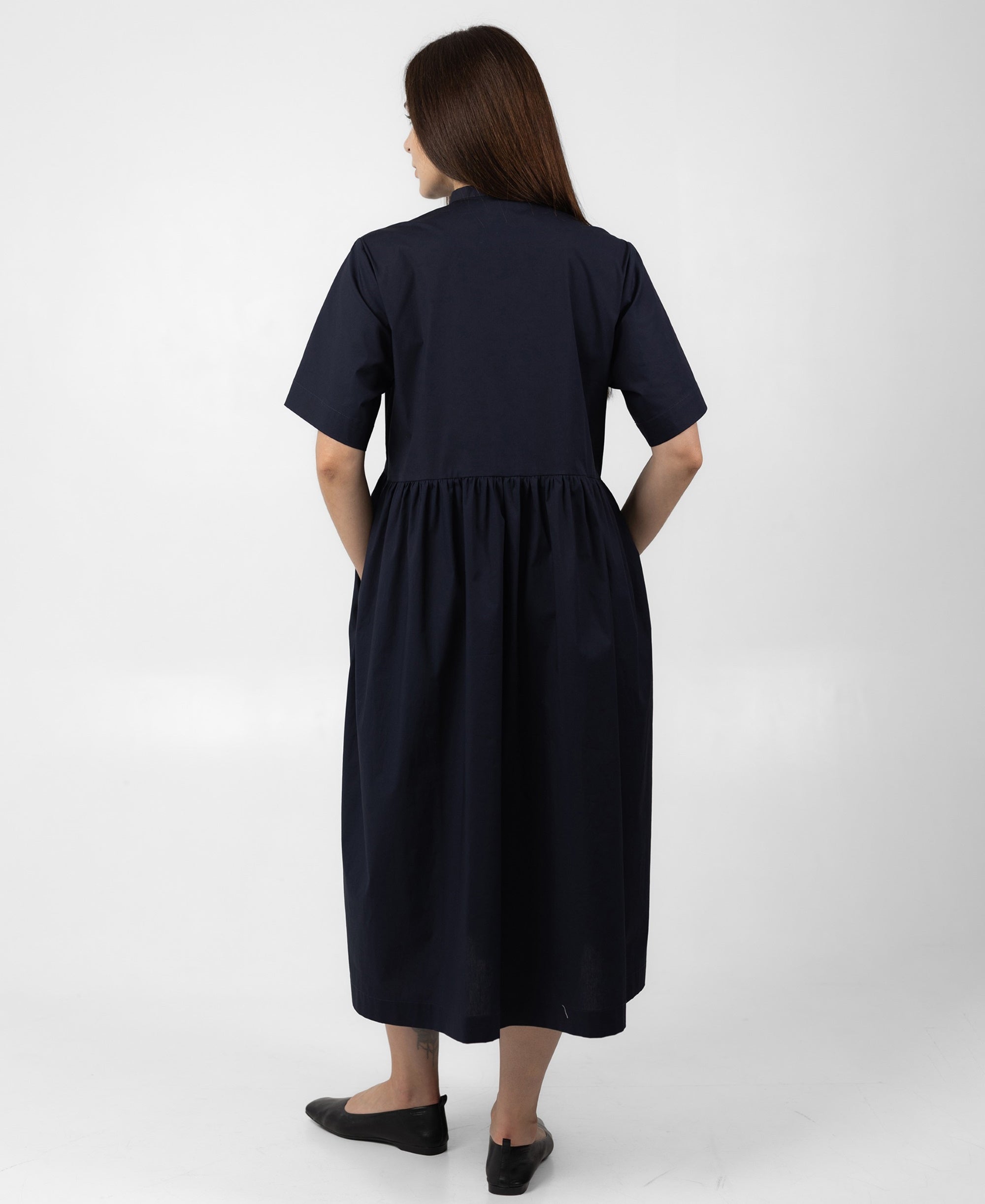 KSENIA MIDI DRESS NAVY