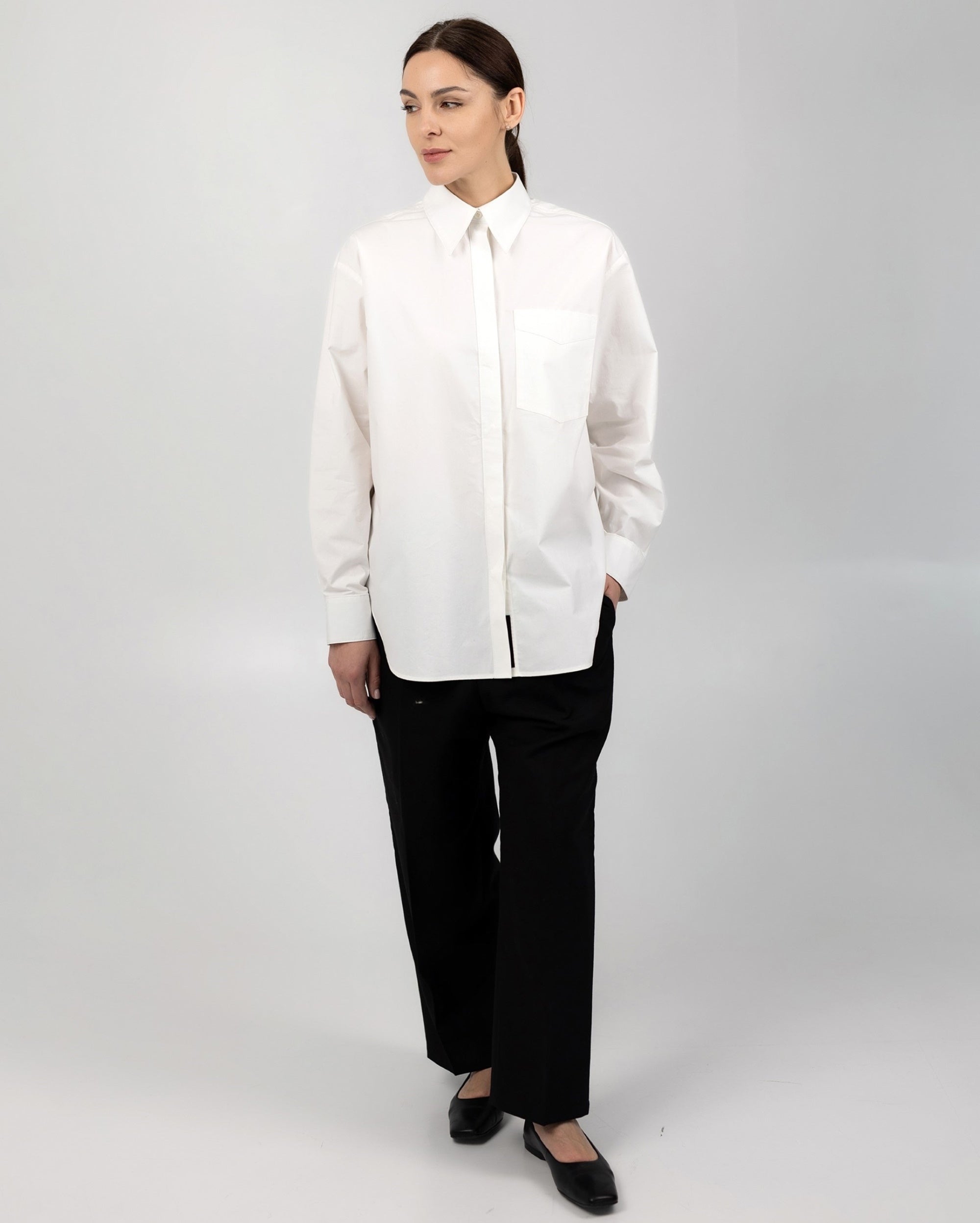 COTTON SHIRT OFF-WHITE