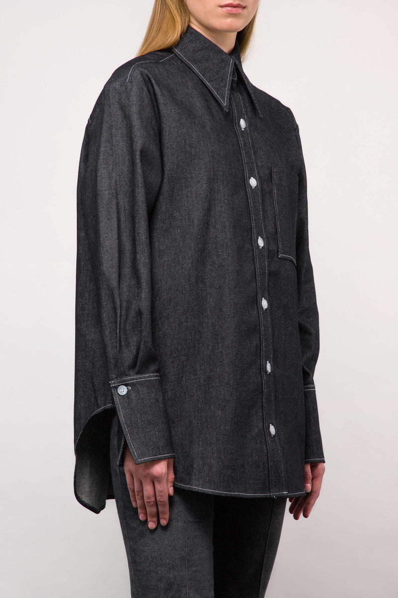 Denim Shirt №2 IN DARK BLUE