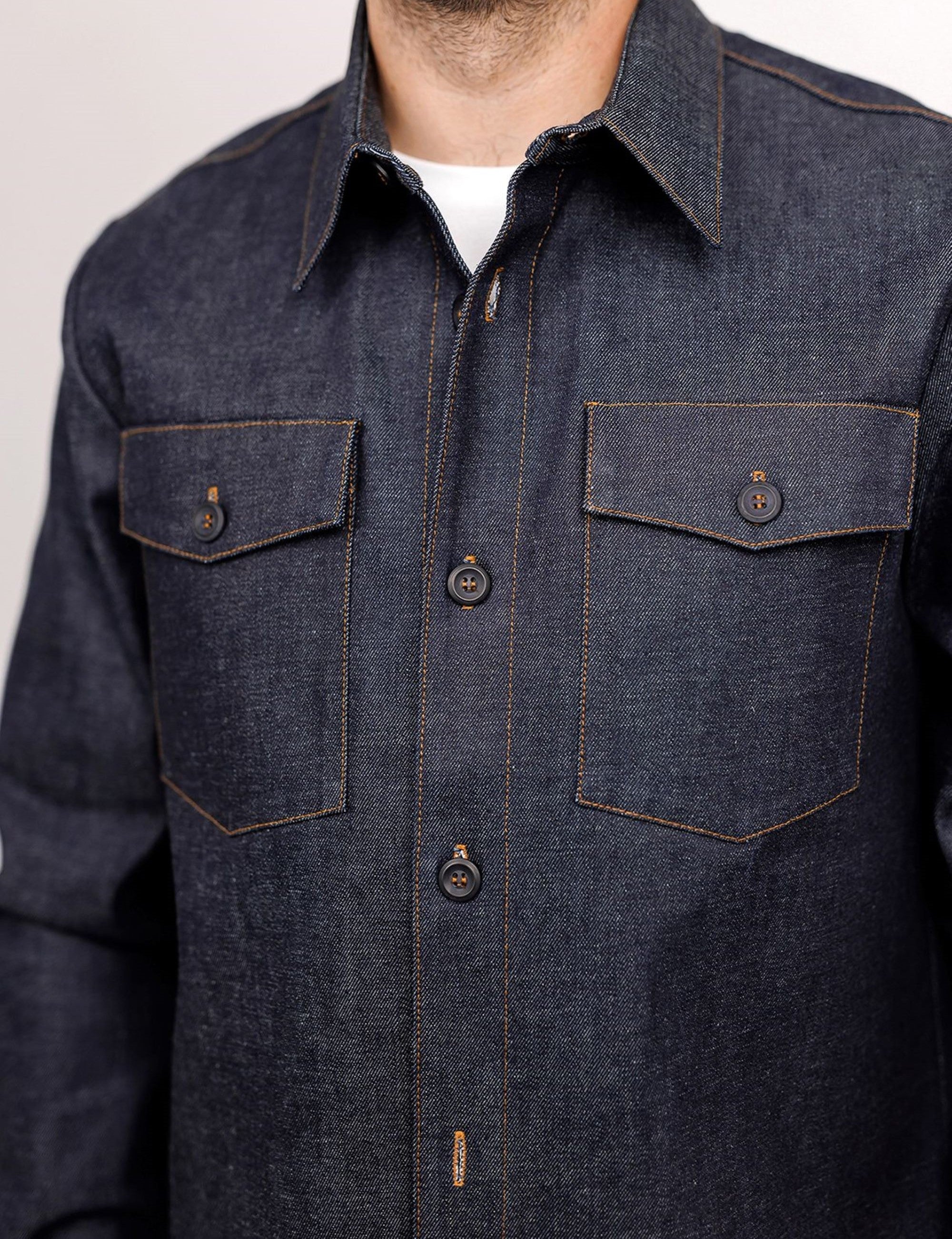 Denim Shirt – Dark Blue